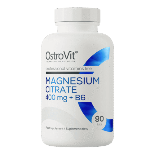 Citrato de Magnésio 400 mg + B6 - Energia, músculos e mente