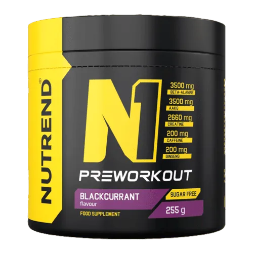 N1-BlackCurrant-1 Pre Workout N1 - Energia explosiva e foco máximo